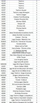 Predám zbierku LEGA - 8