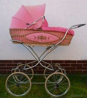 Retro kočík, starý nostalgický Zekiwa. - 8