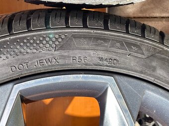 EXTREME GRAU orig.skoda225 40 R19 5x112 7,5j x19 ET 51 VW - 8