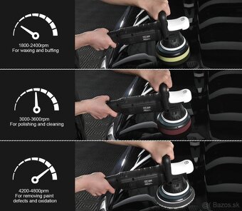 🔥Nová🔥 Orbitálna / Excentrická Leštička, Orbit / Kmit 15mm - 8