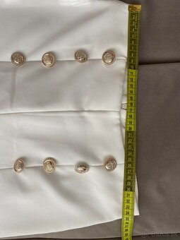 Biele elegantné nohavice - 8