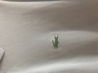 LACOSTE originál sive pánske polotricko XL - 8