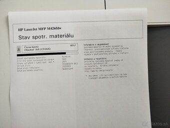 Multifunkčné zariadenie HP (tlačiareň, kopírka, scanner) - 8