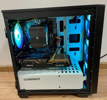 Herný PC -R5 3600,RX 6600 8GB,16GB RAM,128GB SSD,2TB HDD - 8