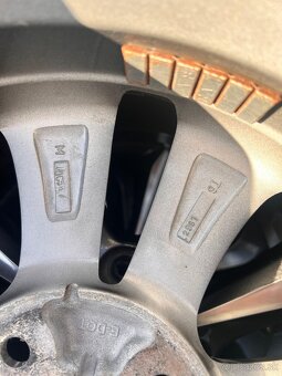 Predám letnú sadu kolies Hyundai i20 4x100 R15, 185/65R15 - 8