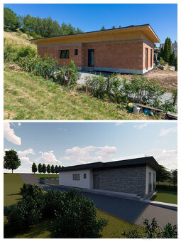 4 izbový rodinný dom obklopený zeleňou, iba s 1 susedom a ná - 8