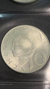 10 schillingove mince ( striebro) - 8