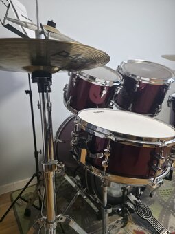 Predám kompletnú sadu bicích Sonor Smart Force (Wine Red ) - 8