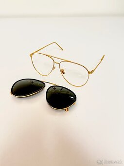 Linda Farrow Newman aviator slnečné okuliare - 8