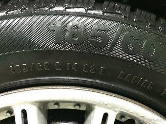 4ks sada kolesa + zimne pneu + puklice 14" Skoda, VW, Seat - 8
