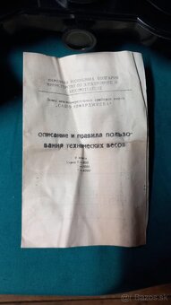 Starožitné laboratórne váhy bakelitové - 8