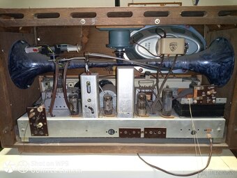 Elektronkové rádio KAPSCH Mondial 3D- rok výr.1960 - 8