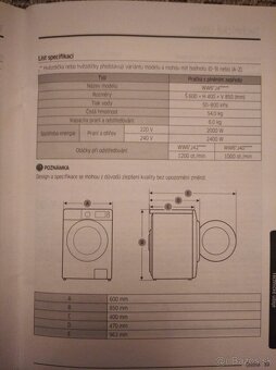 Predám SAMSUNG práčku - 8