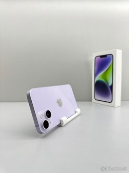 iPhone 14 PURPLE 128GB TOP STAV ORIGINÁL - 8