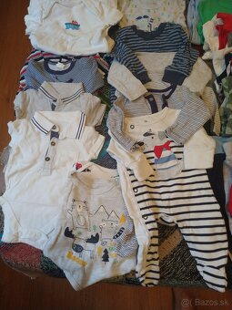 Balík chlapčenkého dojčenského oblečenia veľ. 56-68 - 8