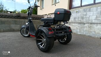 Elektrickú kolobežku Harley trojkolesový výkonný2000 W motor - 8