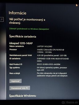 Notebook Lenovo ideapad 120S - 8