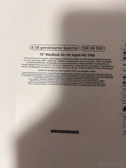 Apple Macbook air m2 15" - 8