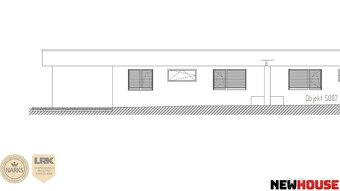 Novostavba 4i bungalovu (RD1) s pozemkom 281 m² v novej čast - 8