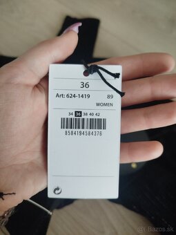 Slávnostný čierno trblietavý overál S 36 - 8