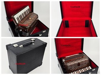 Nové kufre na akordeon heligonka Odolne, vysoka kvalita - 8
