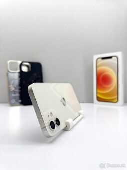 iPhone 12 WHITE TOP STAV 100% BATÉRIA - 8