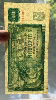 Bankovky ČSSR 100 Kčs série B, R,T aunc/1+ - 8
