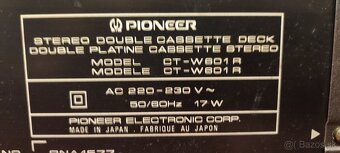 Predám double deck Pioneer, Aiwa a Universum - 8