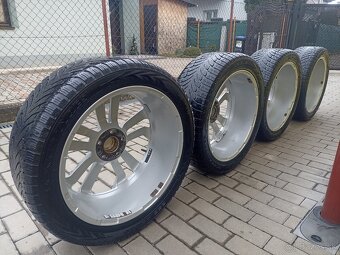 Dezent 8Jx20H2 ET48, pneumatiky Nokian zimné 255/45 R20 - 8