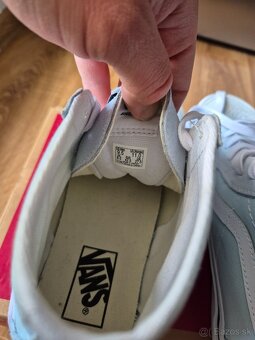 Vans SK8-HI TAPERED - Vysoké tenisky - canal blue 42.5 - 8