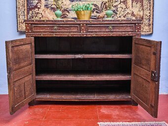 Neorenesančná komoda z masívneho duba cca 1800 - 8