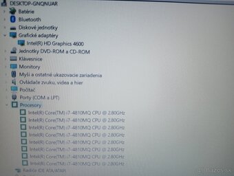 Lenovo Thinkpad T540 / Intel core i7 / 16gb ram / 256gb ssd - 8