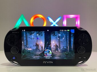 PS Vita Crystal Black OLED 256 GB 5000 hier -komplet balenie - 8