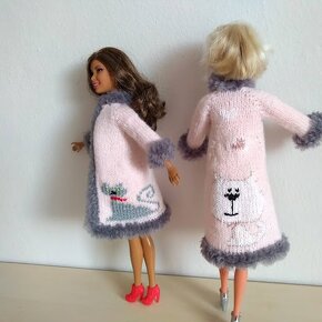 Čivava na roláku pre bábiky barbie šaty sukne oblečenie - 8