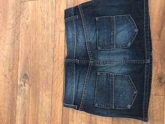 NOVÁ BENETTON originál damska jeansova sukna 38/40 - 8