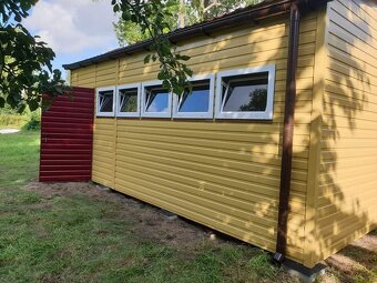 Plechová garáž / hala 5×6,5 m s výškou 2,5 m - 8