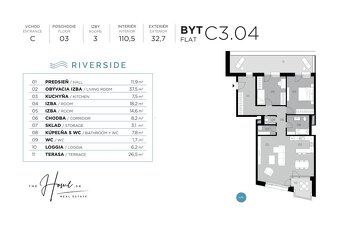 THE HOME︱EUROVEA RIVERSIDE - 3-izbový byt s výhľadom na Duna - 8