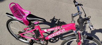 bicykel Ammaco Sienna 24″ so sedačkou pre bábiky, ako nový - 8