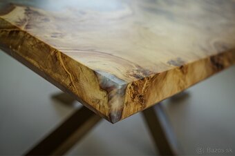 jedálenský stôl epoxidový stôl masívny stôl - 8