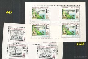 Poštové známky, filatelia: ČSSR 1945-92, aršíky - Umenie - 8