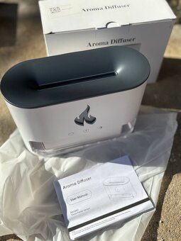 Himalájska soľná aromalampa so zvlhčovačom LED – BIELA - 8