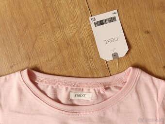 3x dievčenské tričko krátky rukáv NEXT 122 (6-7r.) - 8