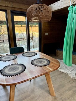 Jedalenský stôl 120cm masív - 8