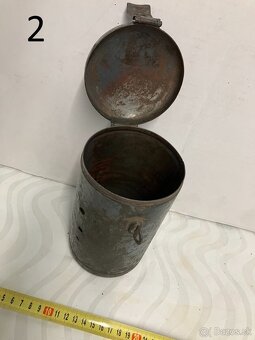 Vojenská plechová bedňa a nádoba - 8