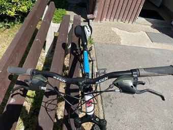 Predám bicykel CTM Rebel 1.0 black/light blue 18" - 8