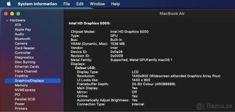 Predám MacBook Air 13" (Mid 2013) + 128GB JetDrive karta - 8