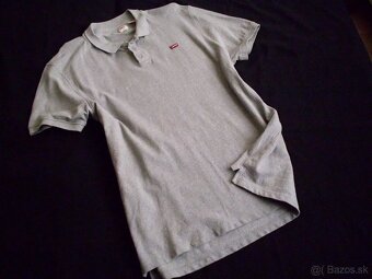 Levis pánske sivé polo tričko L-XL - 8