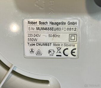 Bosch mum Profimix 46 4655EU/03 kuchynský robot 550w - 8