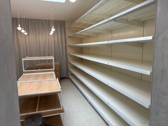 Obchodné regály - biela a antracit - 8