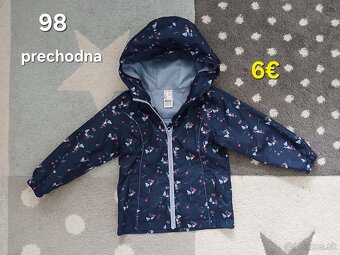 Dievcenska prechodna bunda 98 - 8